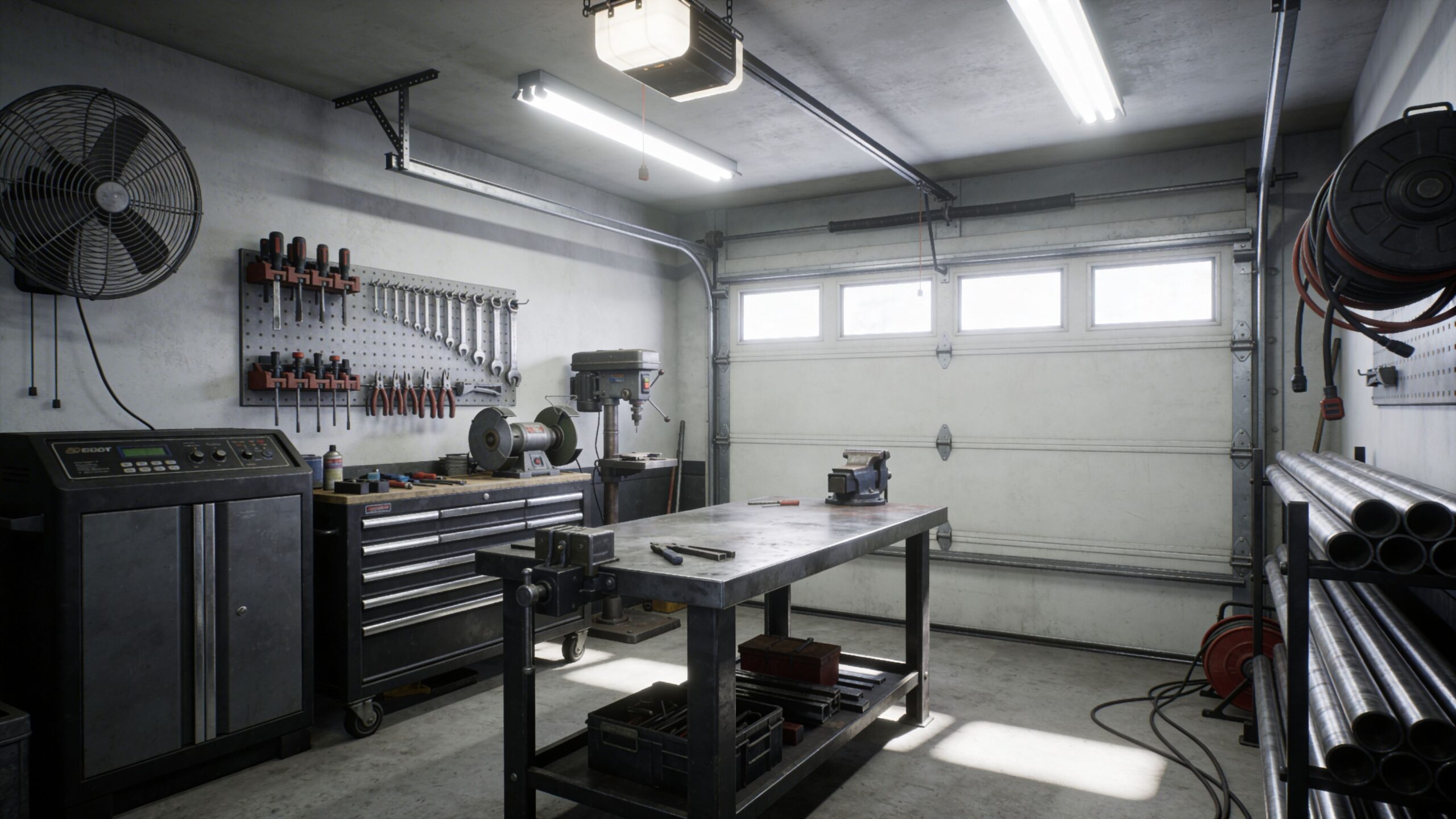 How to Set Up a Small Metalworking Shop in Your Garage